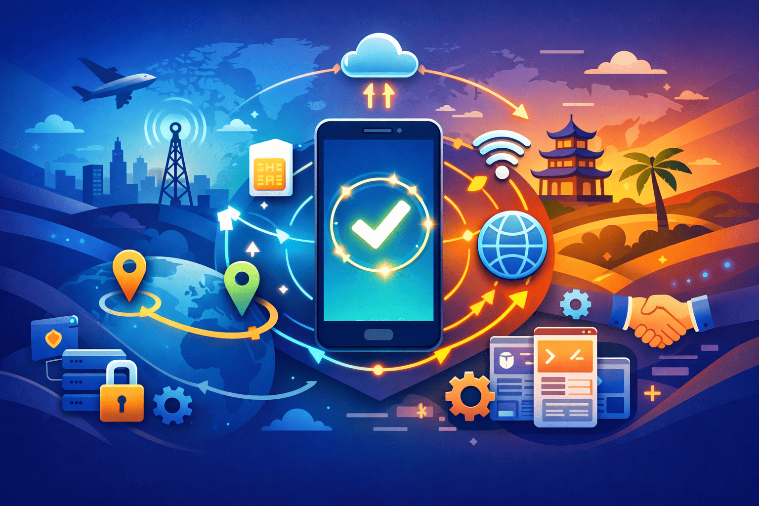 ربط عالمي: شحن رصيد بلا حدود