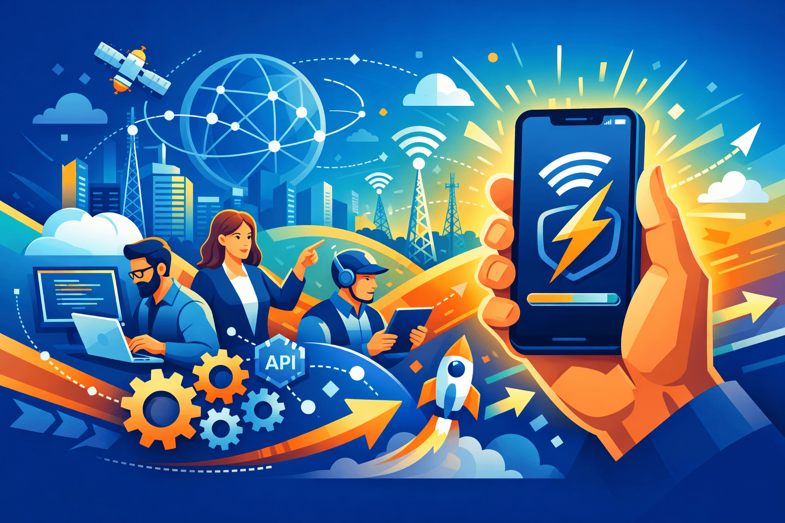 تعبئة رصيد فورية لأي شبكة